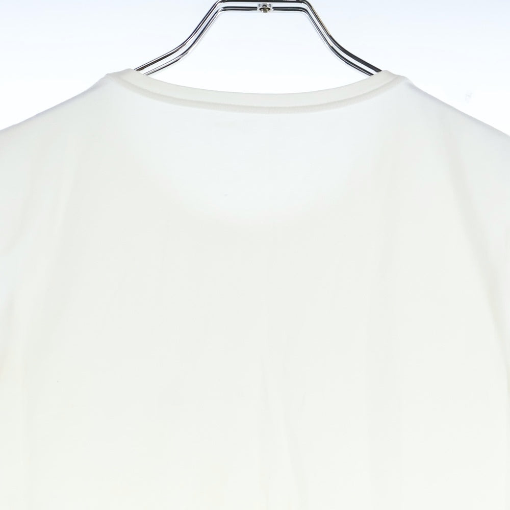PRADA(プラダ) ラバーロゴ バックポケットデザイン クルーネック ノースリーブ タンクトップ カットソー ホワイト