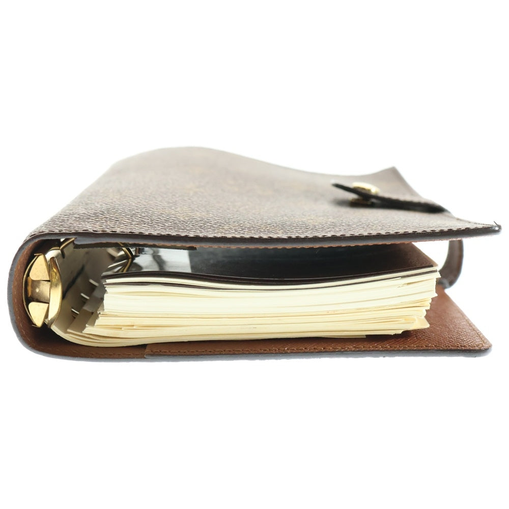 LOUIS VUITTON(ルイヴィトン) モノグラム アジェンダGM ブックカバー 手帳カバー バインダー ブラウン PVC ゴールド金具 R20106
