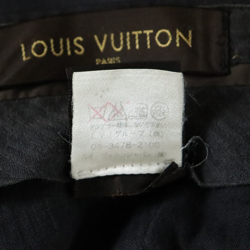 LOUIS VUITTON(ルイヴィトン) セットアップスーツ モヘア混 ウール 3B テーラードジャケット 1タック スラックスパンツ グレー