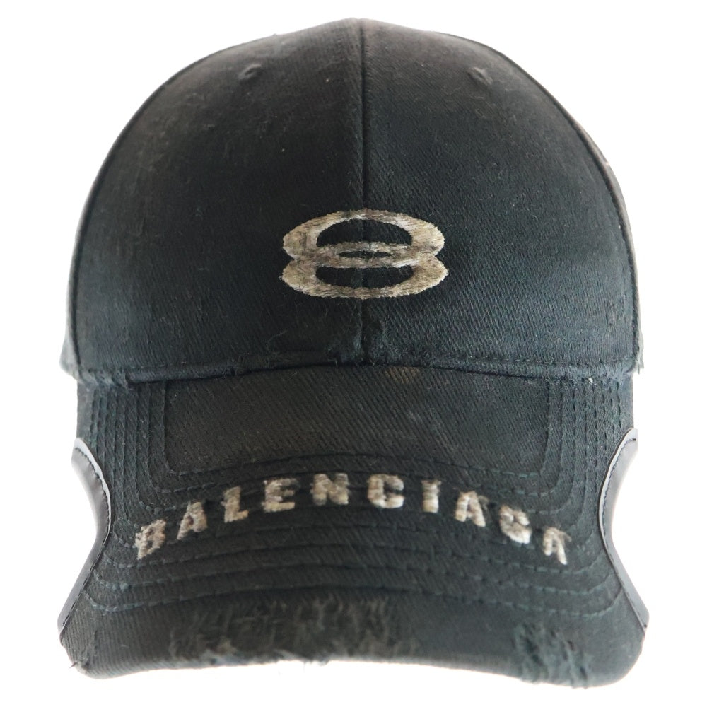 BALENCIAGA(バレンシアガ) 23AW Unity Sports Icon Cap ユニティ ロゴキャップ ダメージ加工 L766864 410B2