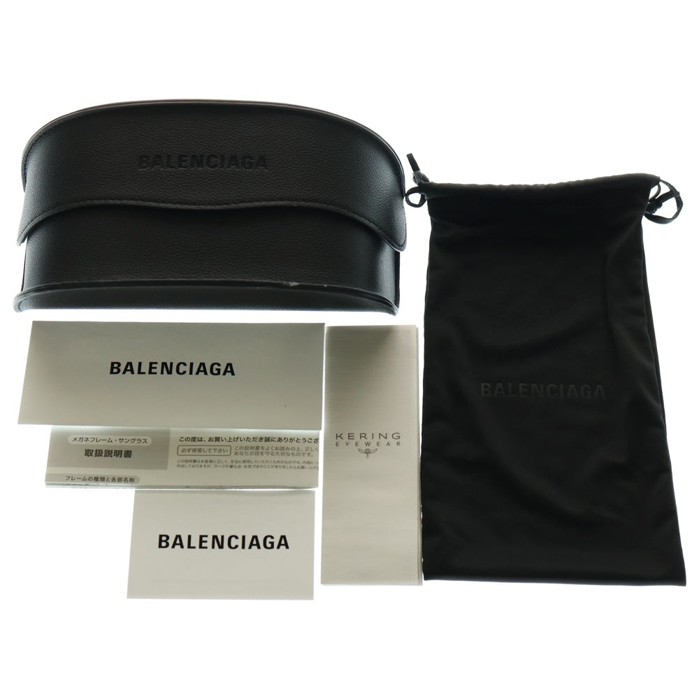 BALENCIAGA(バレンシアガ) DYNAMO ROUND スモークレンズ サングラス 眼鏡 BB0317S ブラック