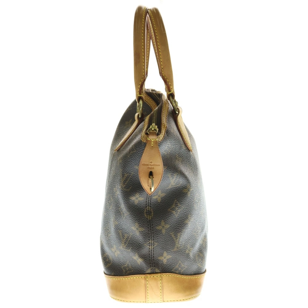 LOUIS VUITTON(ルイヴィトン) ロックイット モノグラム PVC レザー ハンドバッグ ゴールド金具 ブラウン FL0056
