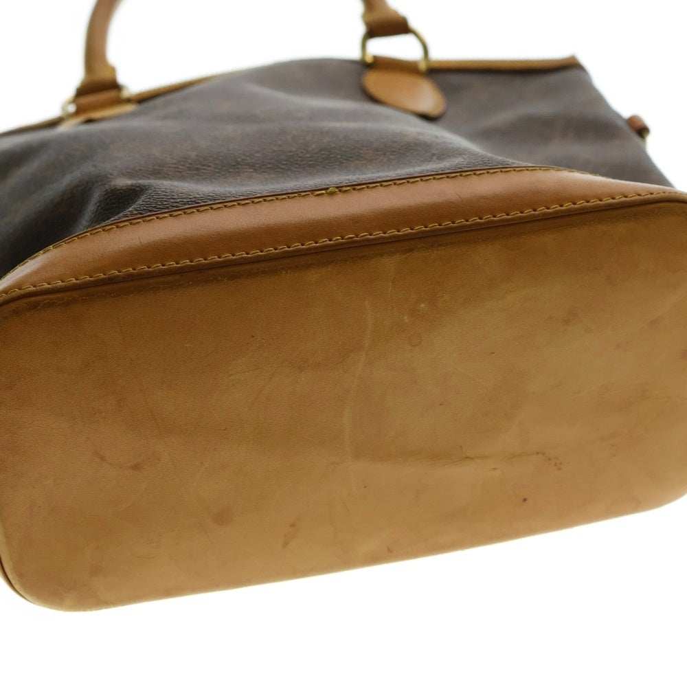 LOUIS VUITTON(ルイヴィトン) ロックイット モノグラム PVC レザー ハンドバッグ ゴールド金具 ブラウン FL0056