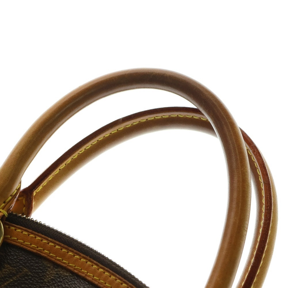 LOUIS VUITTON(ルイヴィトン) ロックイット モノグラム PVC レザー ハンドバッグ ゴールド金具 ブラウン FL0056