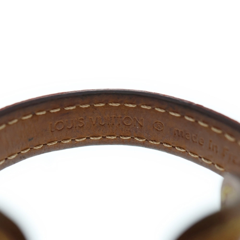 LOUIS VUITTON(ルイヴィトン) モノグラム マルチカラー ブラスレテダ ブレスレット ホワイト×ブラウン レザー×PVC M92485