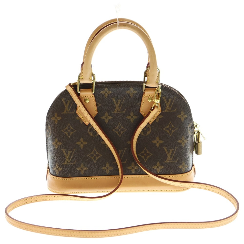LOUIS VUITTON(ルイヴィトン) モノグラム アルマBB 2wayショルダーバッグ ハンドバッグ ブラウン PVC×レザー M53152