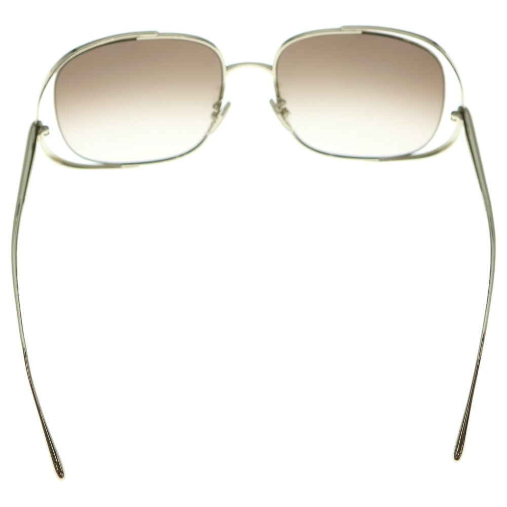 LOEWE(ロエベ) ロゴテンプル カレーレンズサングラス アイウェア ブラウン/ゴールド LW40148U