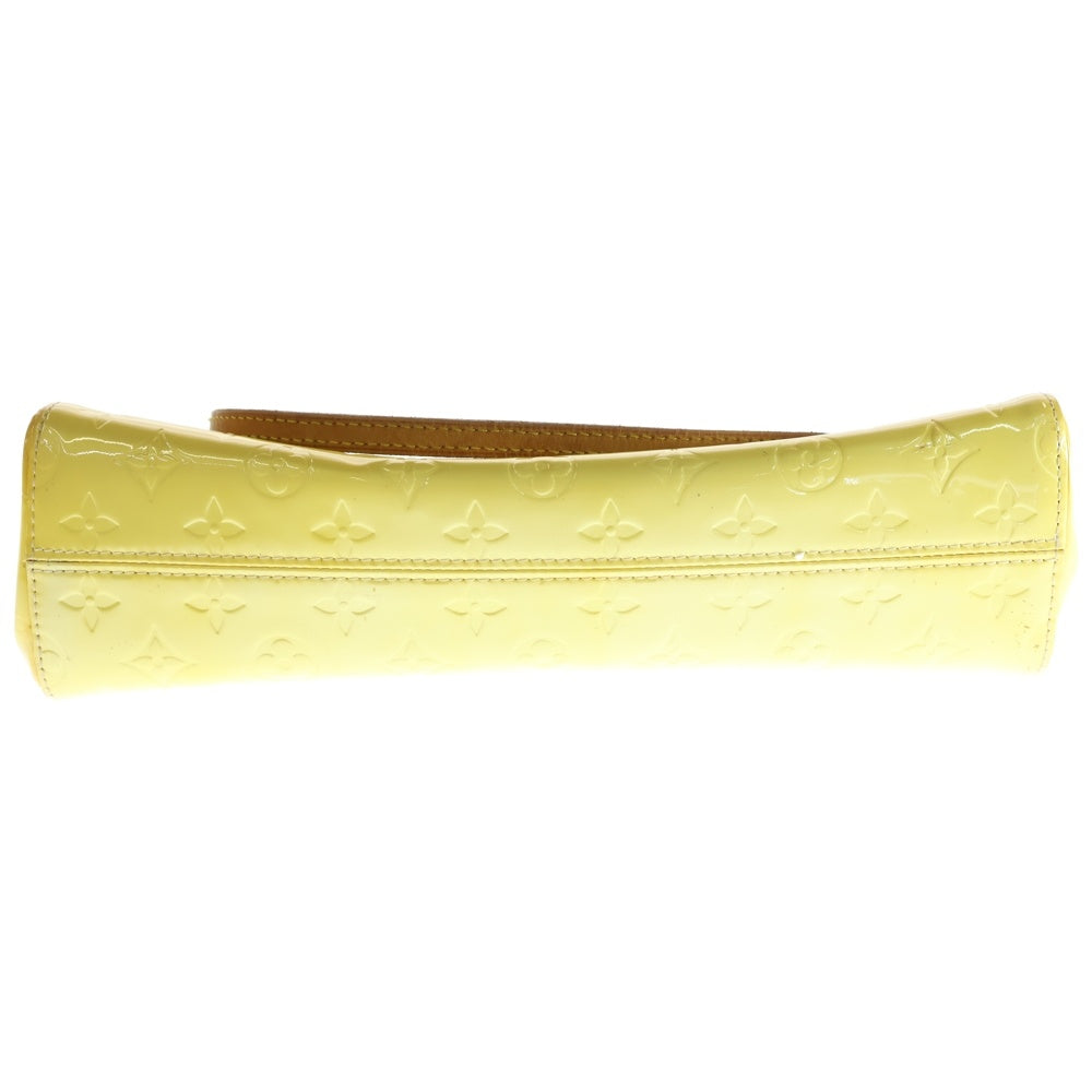 LOUIS VUITTON(ルイヴィトン) ヴェルニ ロクスバリードライブ ペルル 2WAYバッグ ハンドバッグ ショルダーバッグ ブラウン×ライトイエロー レザー×パテント M91374 ゴールド金具