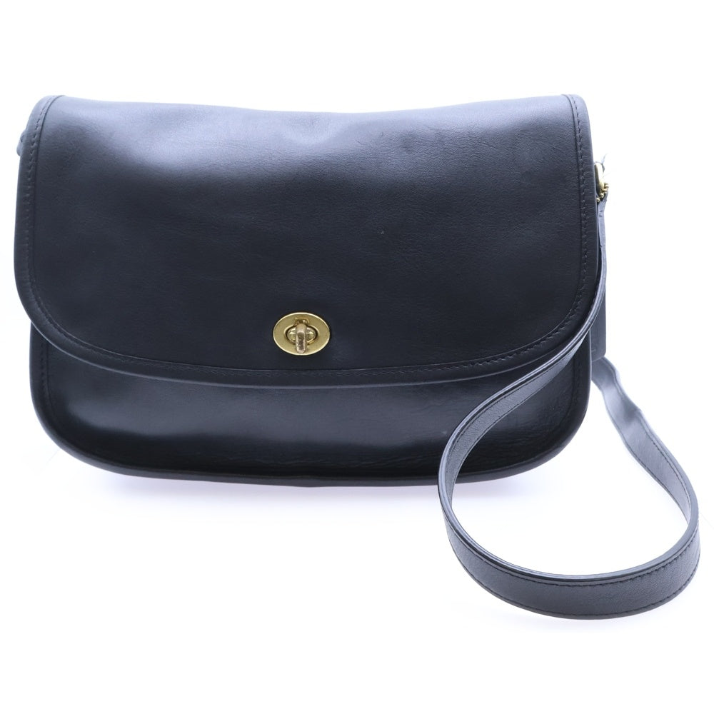 COACH(コーチ) オールドコーチ ショルダーバッグ レザー ブラック ゴールド金具