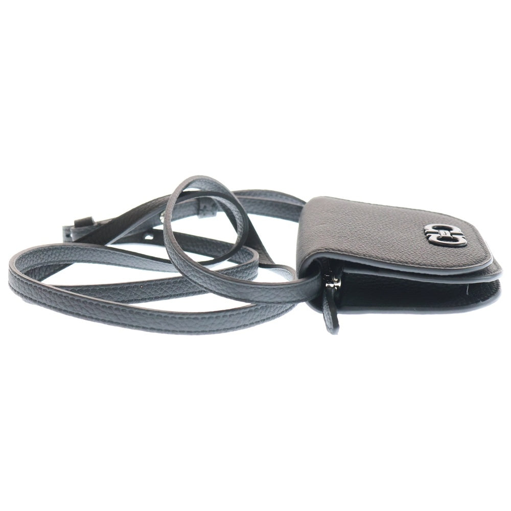 Salvatore Ferragamo(サルヴァトーレ フェラガモ) ガンチーニ ポシェット ショルダーバッグ カードケース ウォレット レザー