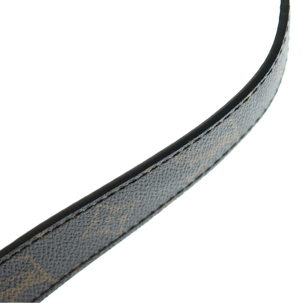 LOUIS VUITTON(ルイヴィトン) モノグラム ショルダーストラップ XL レザー ブラウン ブラック J02331 ゴールド金具