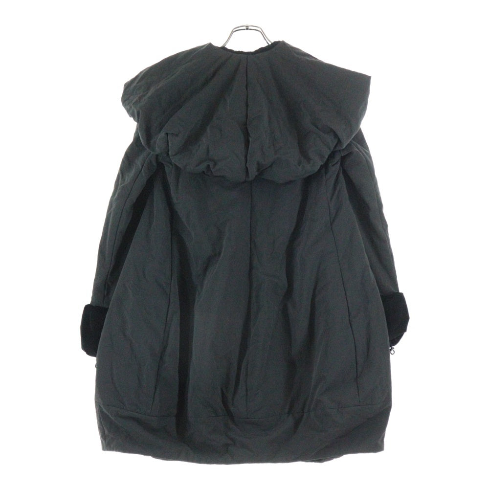 EMPORIO ARMANI(エンポリオアルマーニ) トグル付セーラーカラーベロア切替中綿ジャケット ブルゾン グレー