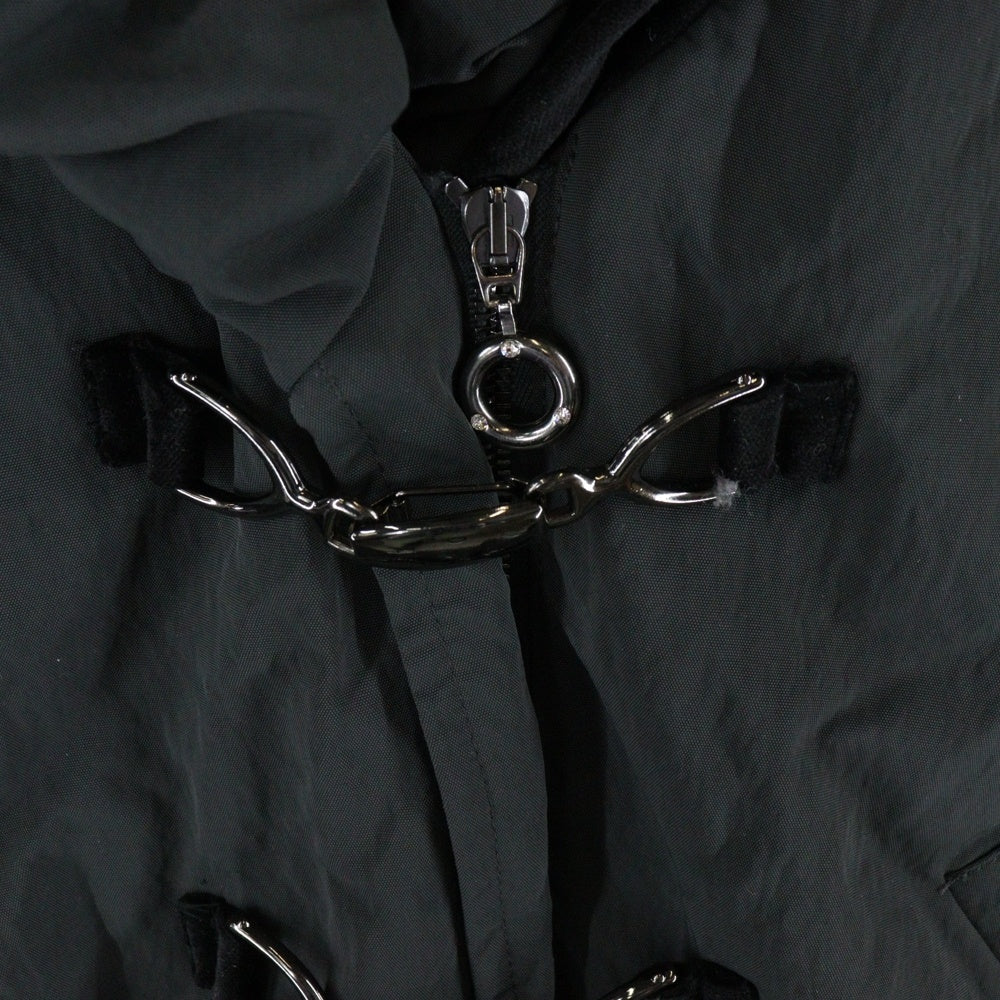 EMPORIO ARMANI(エンポリオアルマーニ) トグル付セーラーカラーベロア切替中綿ジャケット ブルゾン グレー