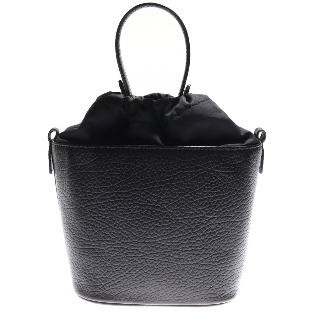 Maison Margiela 11(メゾンマルジェラ11) 5AC バケット ショルダーバッグ ブラック レザー S61WG0035
