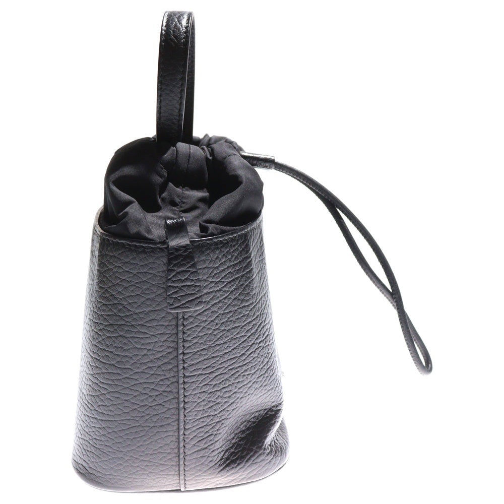 Maison Margiela 11(メゾンマルジェラ11) 5AC バケット ショルダーバッグ ブラック レザー S61WG0035