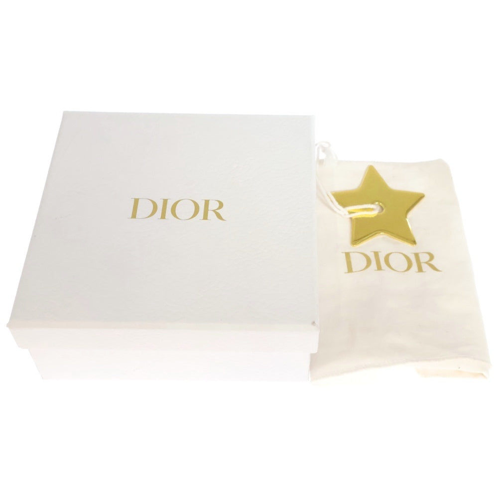 Christian Dior(クリスチャンディオール) CDロゴプレート オブリーク レザー キャンバス コイン カードケース 財布 ゴールド金具 ネイビー レディース