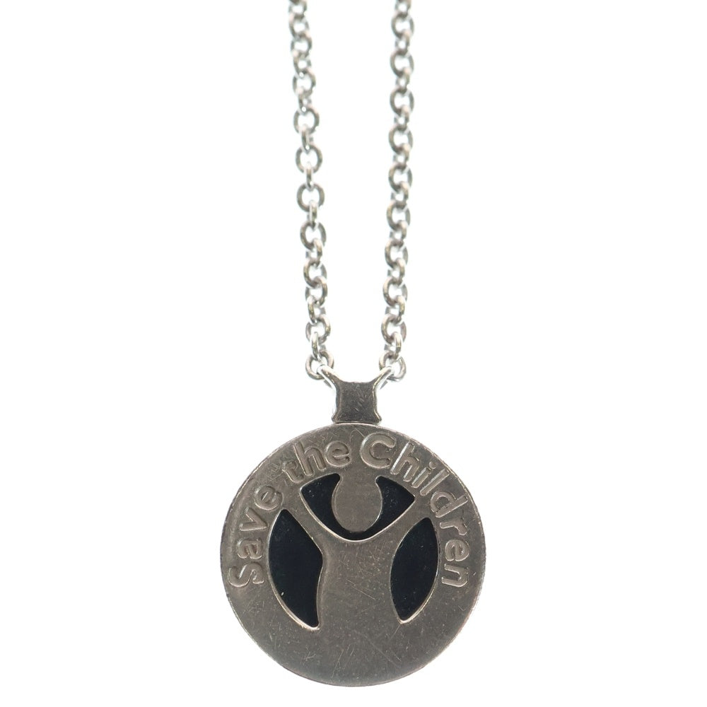 BVLGARI(ブルガリ) セーブザチルドレン 1Pルビー オニキス ネックレス シルバー SV925 アクセサリー レディース