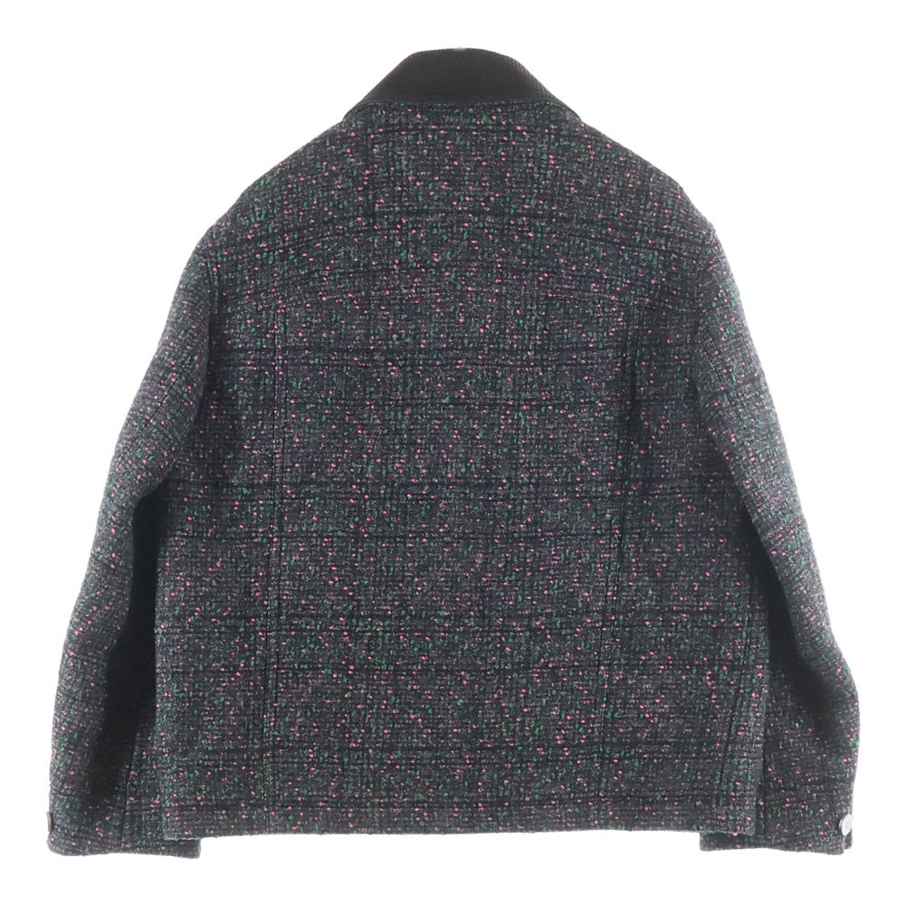 LOUIS VUITTON(ルイヴィトン) ツイード ガーデニング ワークウェアジャケット マルチカラー ウール×ポリエステル #46 1AILO7 RM252M WYS HTB61W CA36929