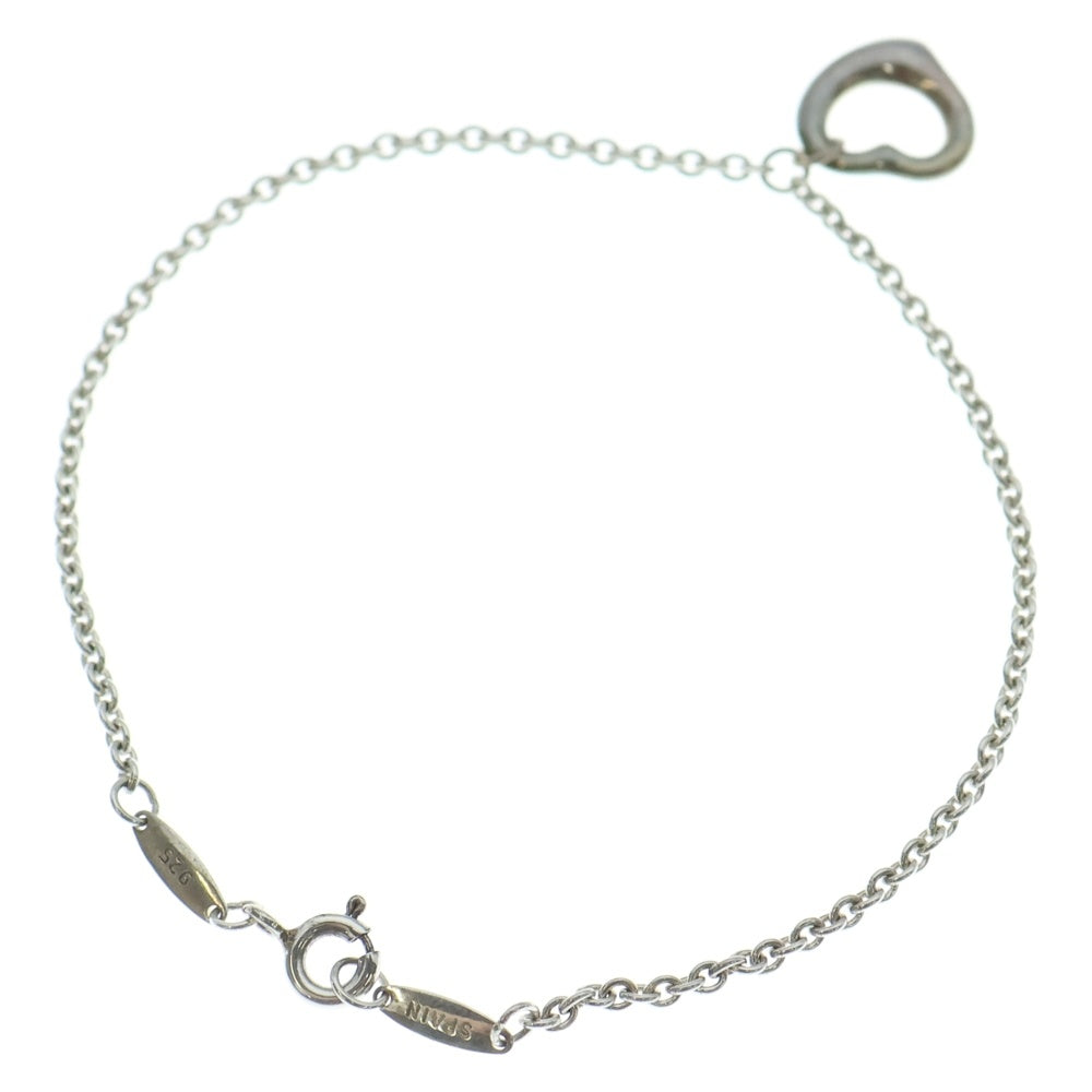 TIFFANY & Co.(ティファニー) オープンハート チェーンブレスレット シルバー SV925 レディース