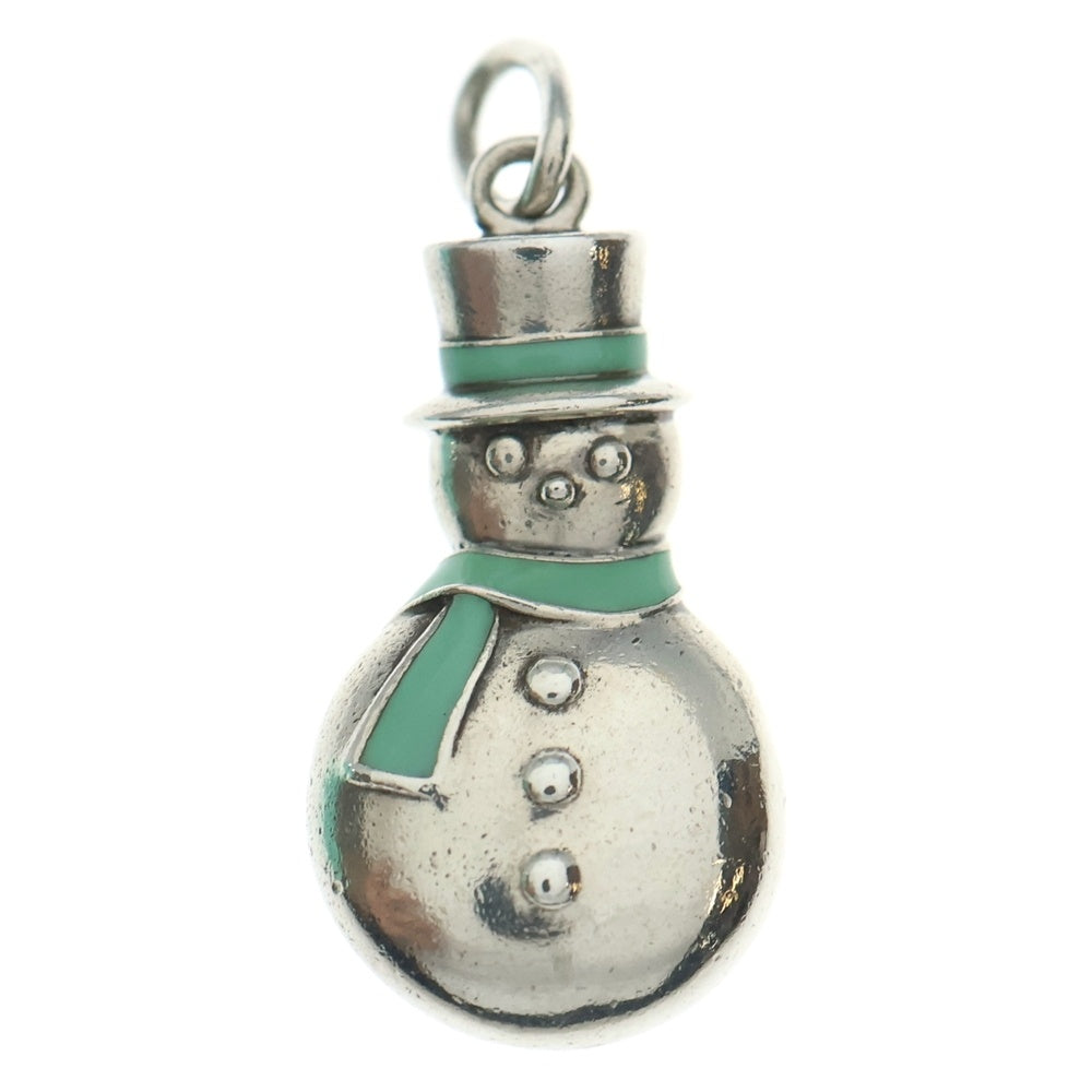 TIFFANY & Co.(ティファニー) 雪だるま スノーマン ネックレスチャーム SV925 シルバー アクセサリー レディース