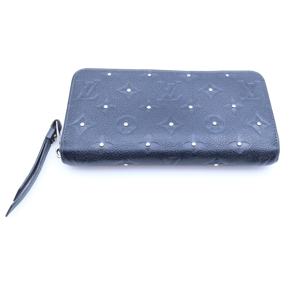 LOUIS VUITTON(ルイヴィトン) モノグラム アンプラント スタッズ ジッピーウォレット ブラック 長財布 ウォレット M61442