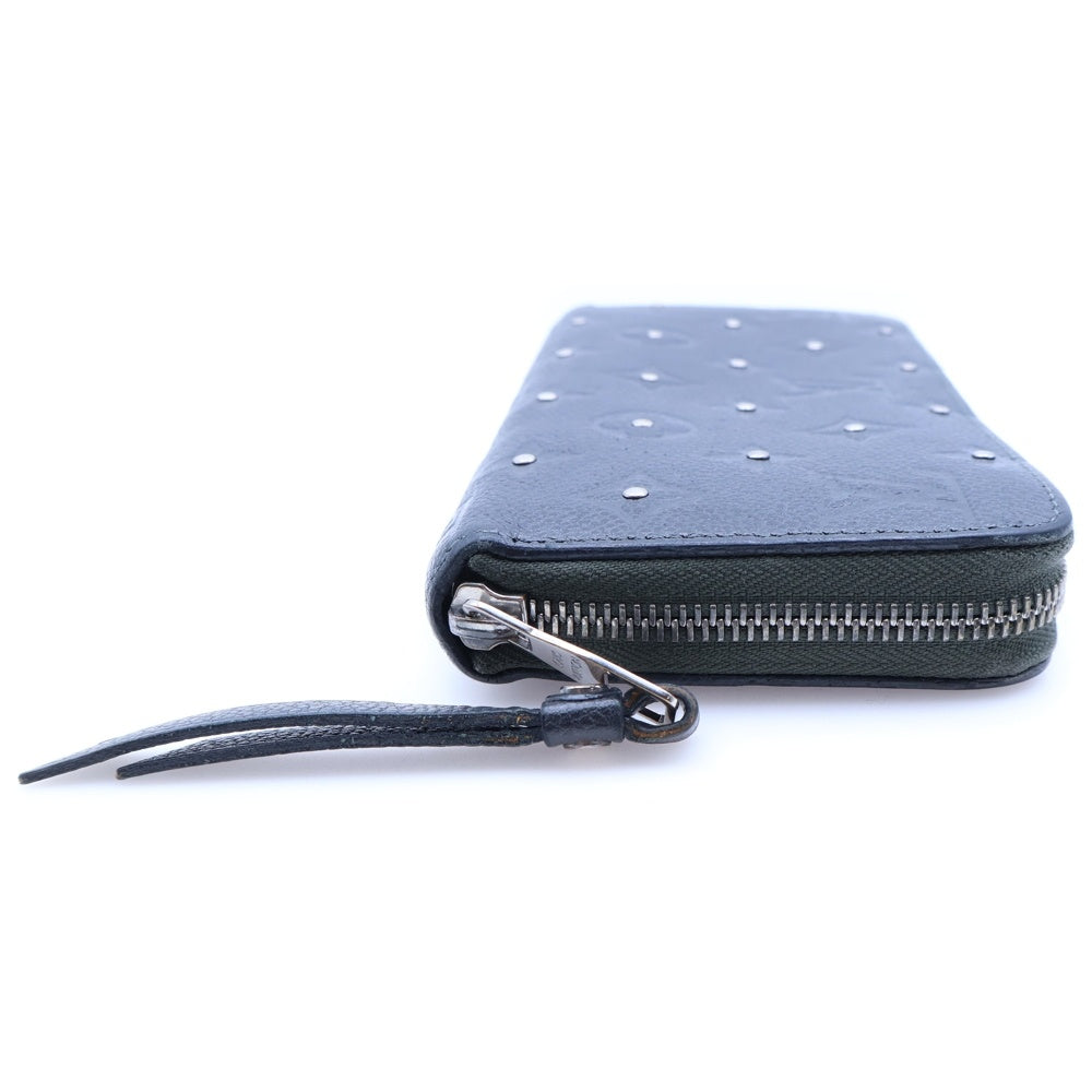 LOUIS VUITTON(ルイヴィトン) モノグラム アンプラント スタッズ ジッピーウォレット ブラック 長財布 ウォレット M61442