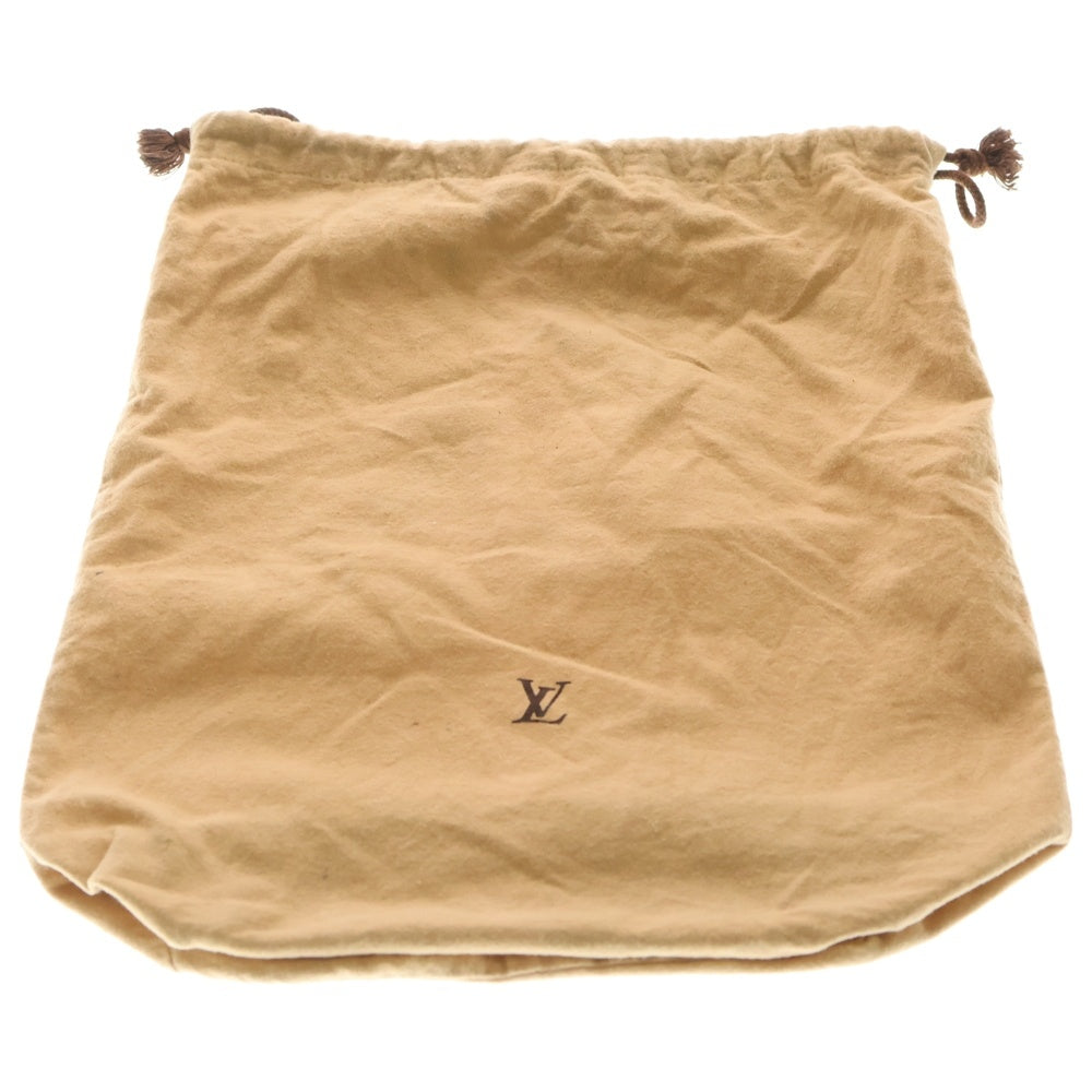 LOUIS VUITTON(ルイヴィトン) モノグラム モンスリMM リュックサック バックパック ブラウン レザー×PVC M51136 ゴールド金具 レディース