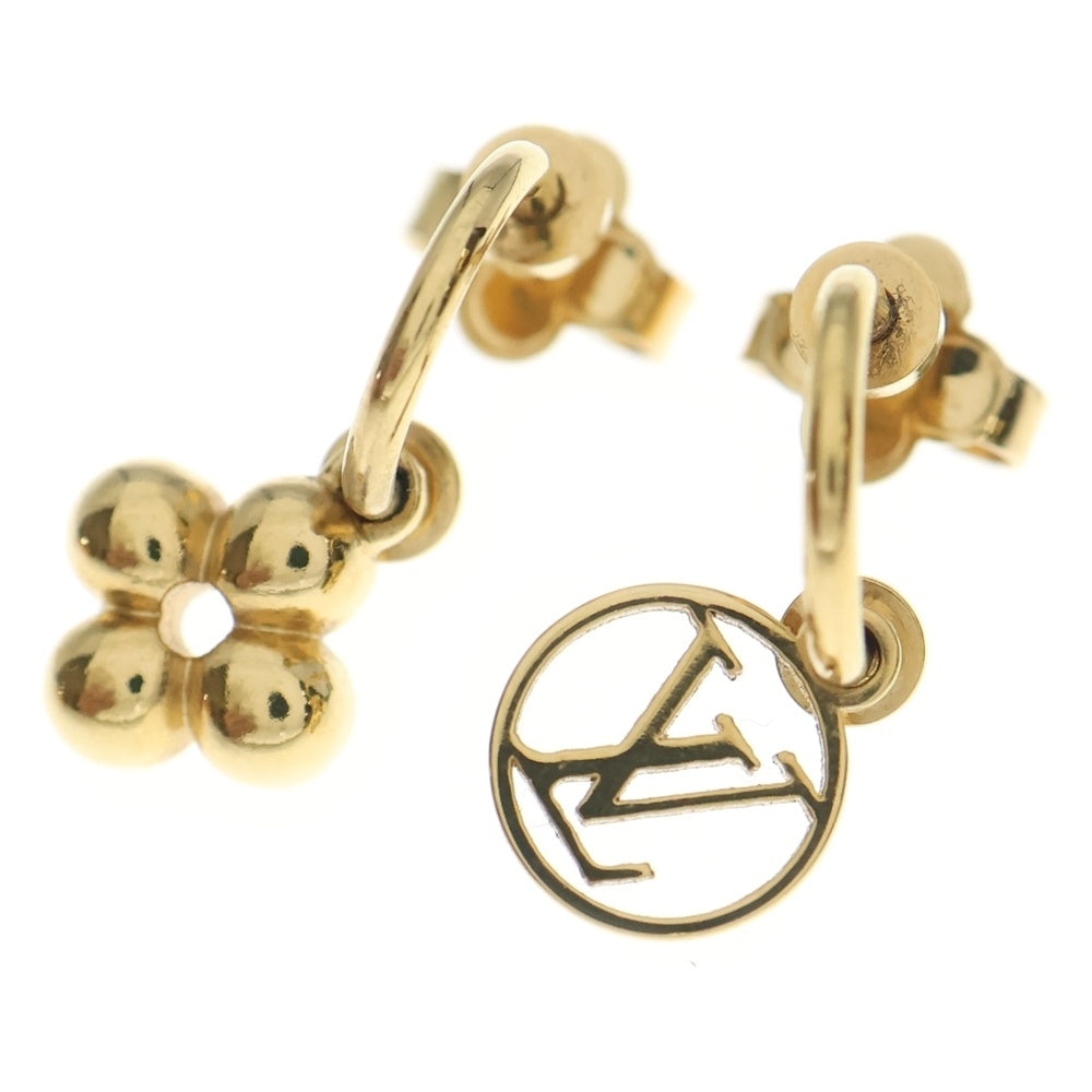 LOUIS VUITTON(ルイヴィトン) ブックル ドレイユ・ブルーミング ピアス ゴールド GP M64859 レディース