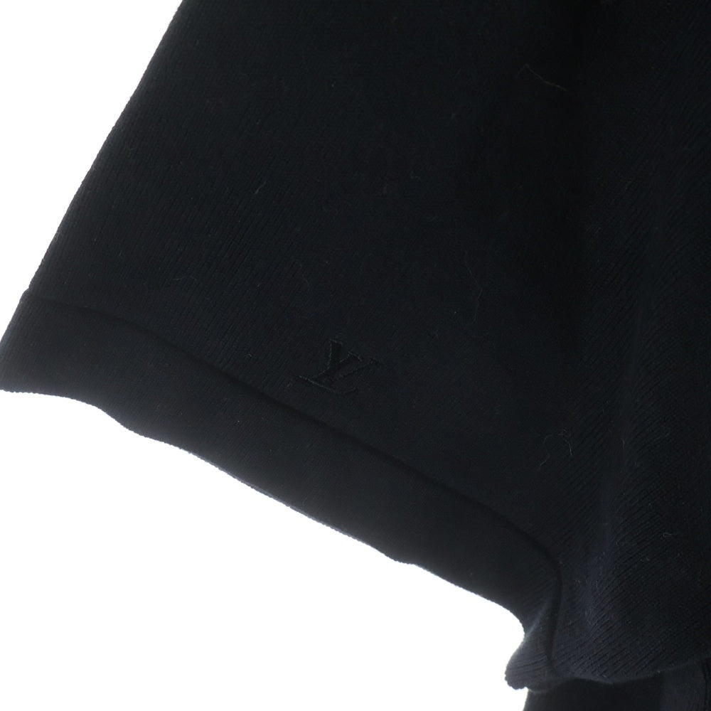 LOUIS VUITTON(ルイヴィトン) LV ブラゾン エンブロイダリー ショートスリーブクルーネッ ニット ブラック RM252MQ OY8 HTN43W