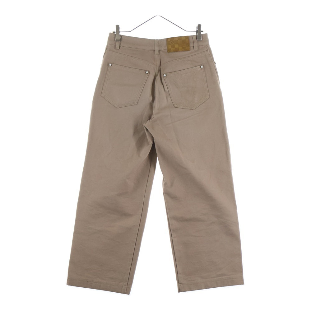 LOUIS VUITTON(ルイヴィトン) 25SS ロゴステッチワークデニムパンツ ベージュ RM251MQ LPJ HSP47W