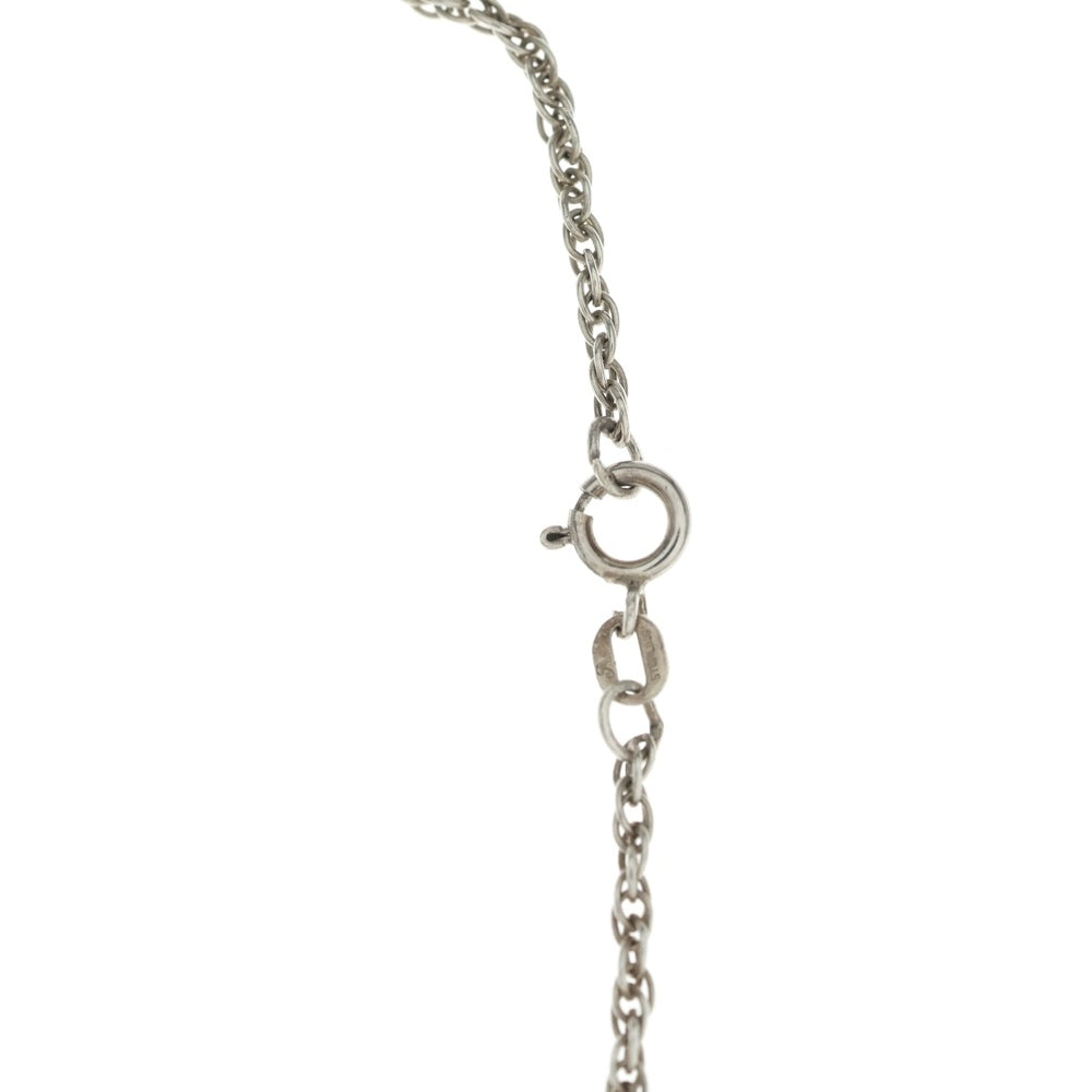 TIFFANY & Co.(ティファニー) ロゴ刻印チェーンコインネックレス 18KT×925 ゴールド×シルバー レディース