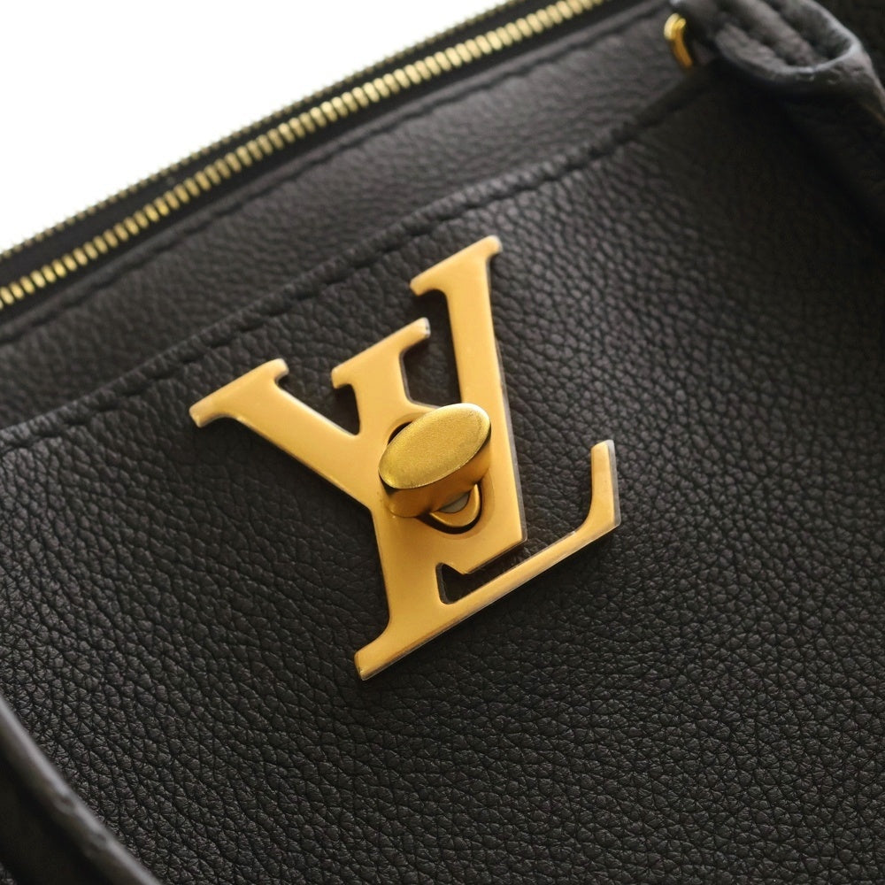 LOUIS VUITTON(ルイヴィトン) ロックミート 2WAYバッグ トートバッグ ハンドバッグ ショルダーバッグ ブラック ノワール レザー M54569 ゴールド金具 レディース