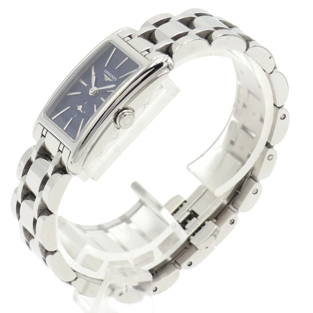 LONGINES(ロンジン) ドルチェヴィータ 青文字盤 SS/QZ ステンレス クォーツ 電池式 腕時計 L5.255.4