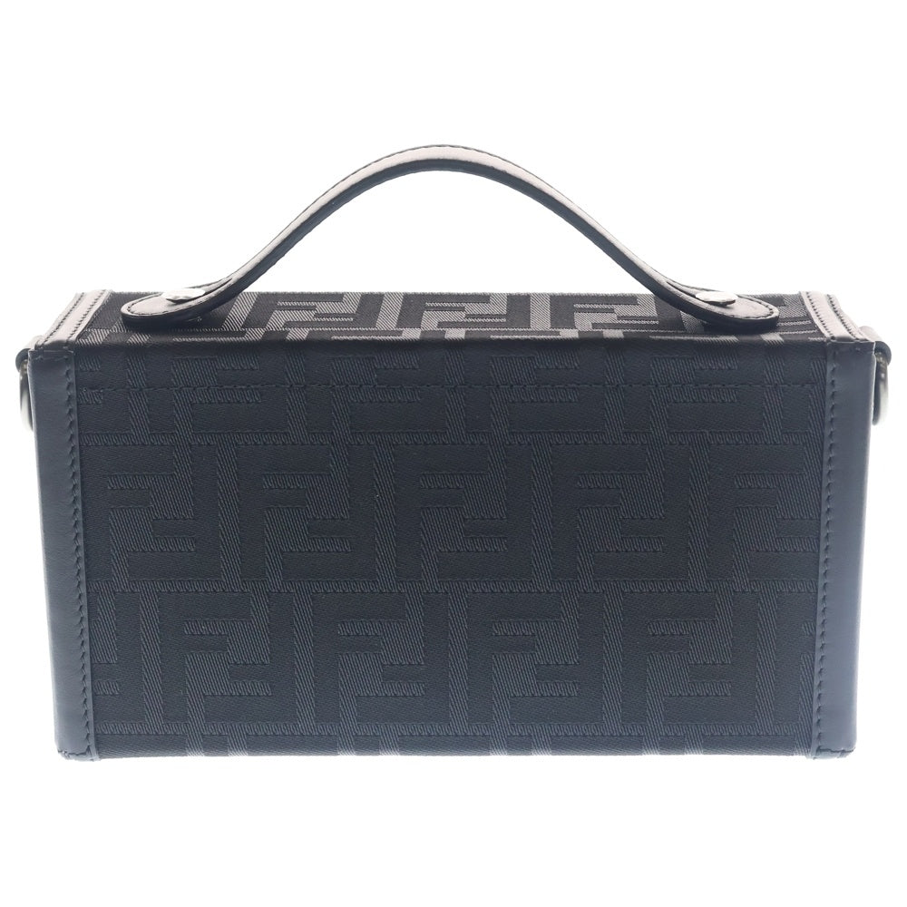 FENDI(フェンディ) バゲット ソフトトランク 2Wayバッグ ショルダーバッグ ハンドバッグ ブラック レザー 7VA565 シルバー金具