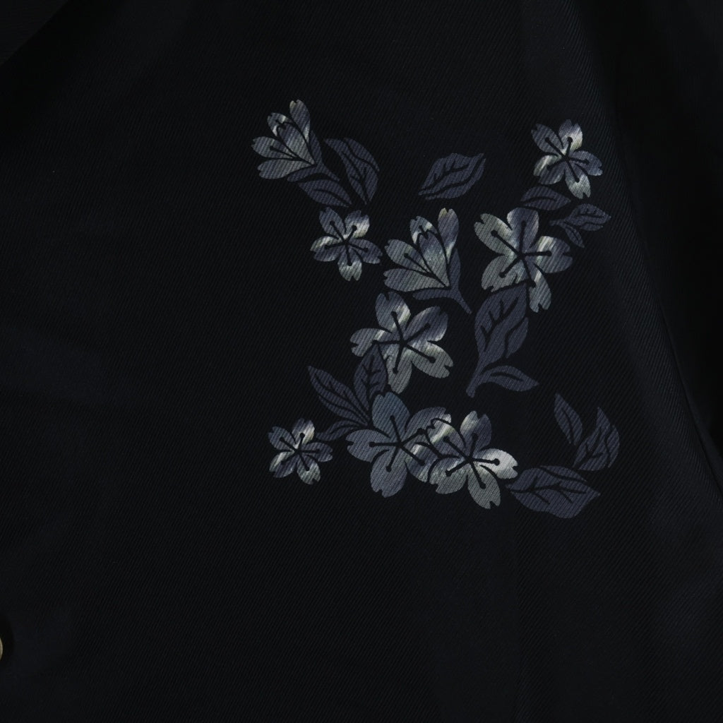 LOUIS VUITTON(ルイヴィトン) NIGOコラボ LV フラワー・シグネチャー シルクシャツ ブラック #XXS RM252M