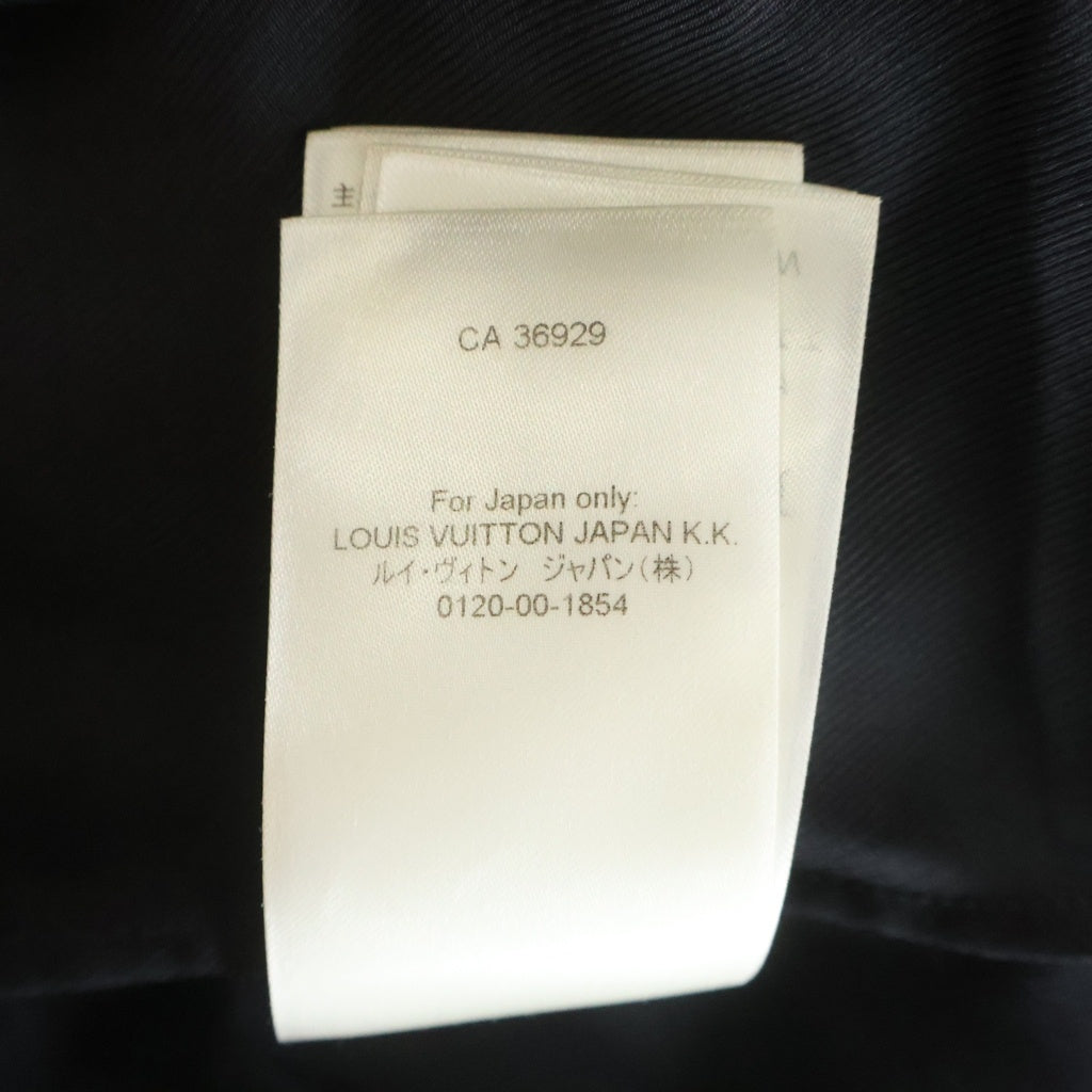 LOUIS VUITTON(ルイヴィトン) NIGOコラボ LV フラワー・シグネチャー シルクシャツ ブラック #XXS RM252M