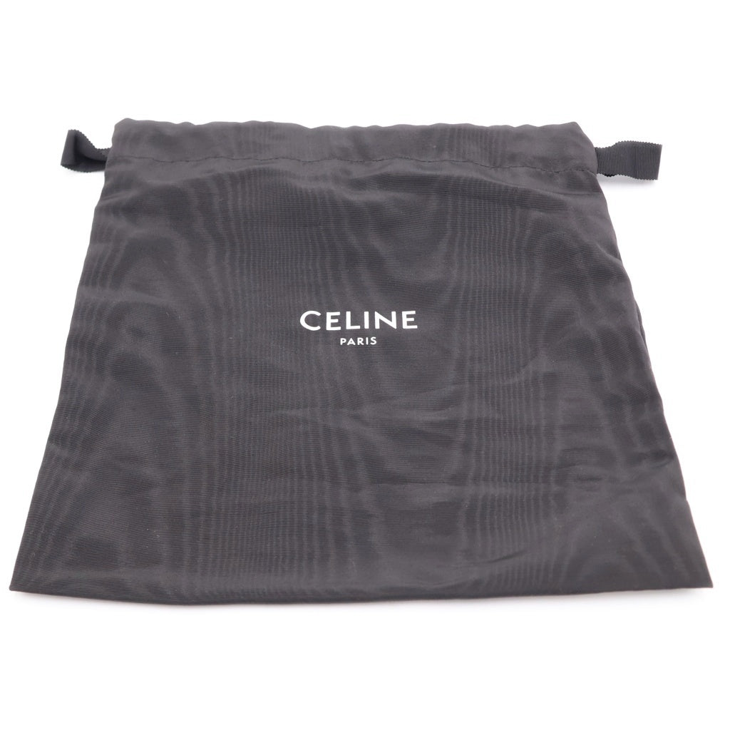CELINE(セリーヌ) ベルトバッグ ハンドバッグ ピコ 2WAYバッグ ハンドバッグ ショルダーバッグ ブラック レザー ゴールド金具 レディース