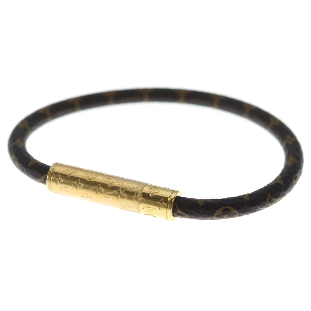 LOUIS VUITTON(ルイヴィトン) LV コンフィデンシャル モノグラム ブレスレット ゴールド金具 ブラウン M8274F レディース