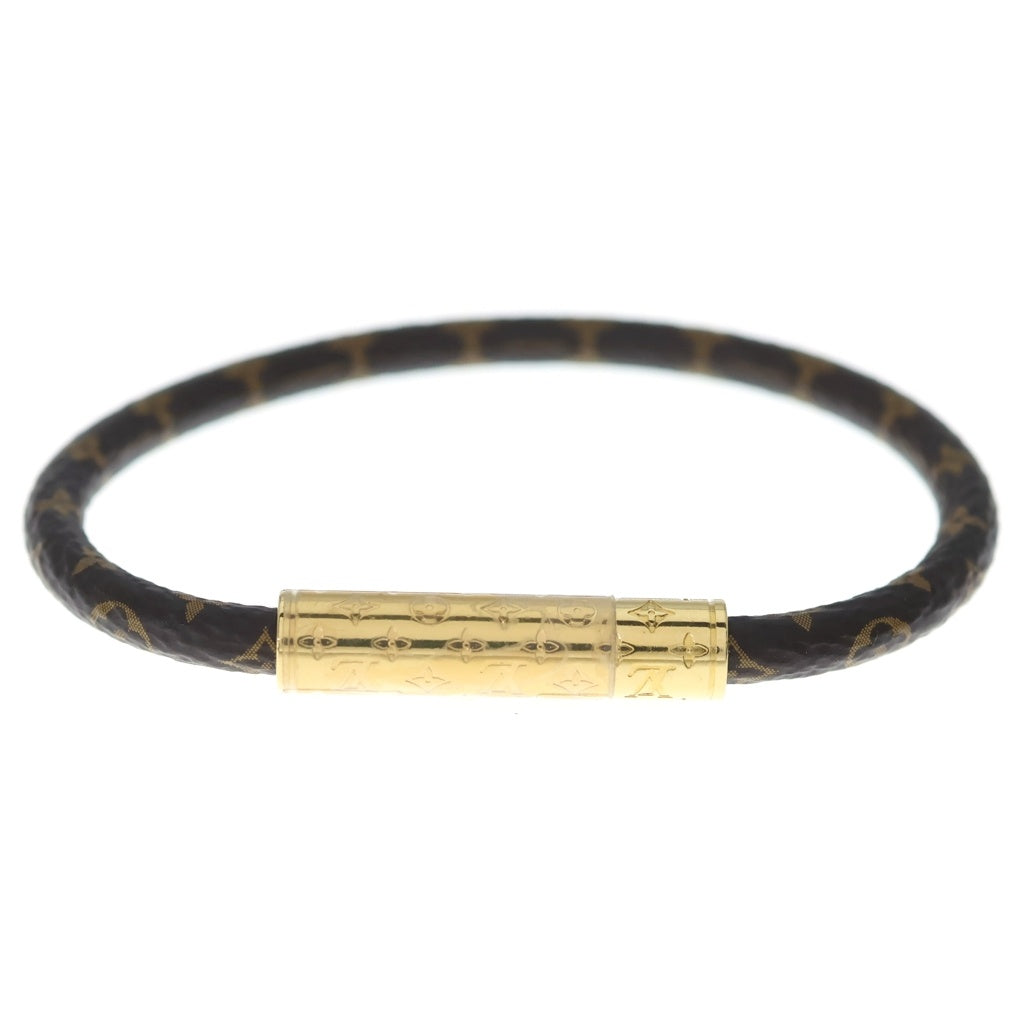 LOUIS VUITTON(ルイヴィトン) LV コンフィデンシャル モノグラム ブレスレット ゴールド金具 ブラウン M8274F レディース