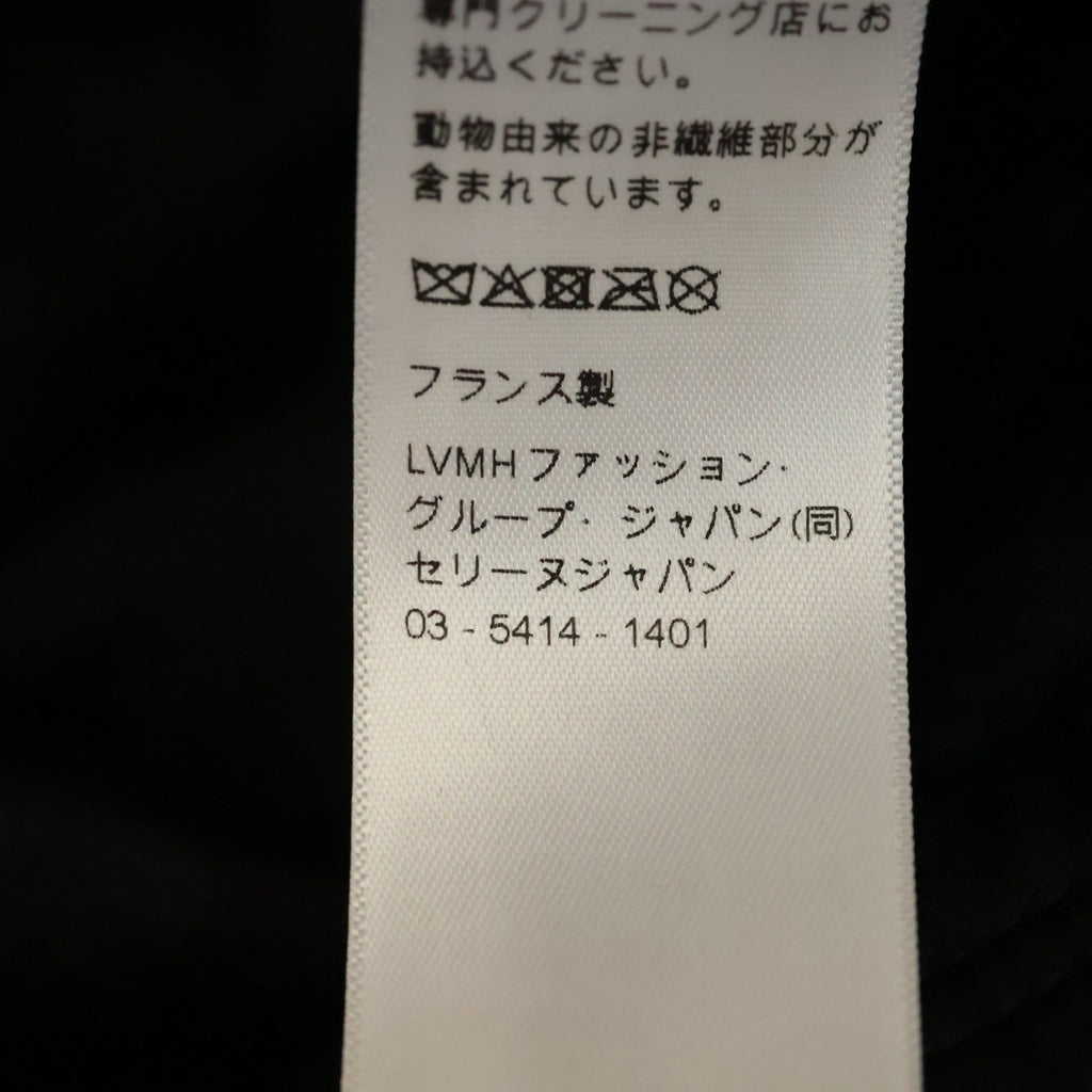 CELINE(セリーヌ) ソフトラムスキン レザー バケットハット 帽子 ブラック AA0FQ583C.38NO
