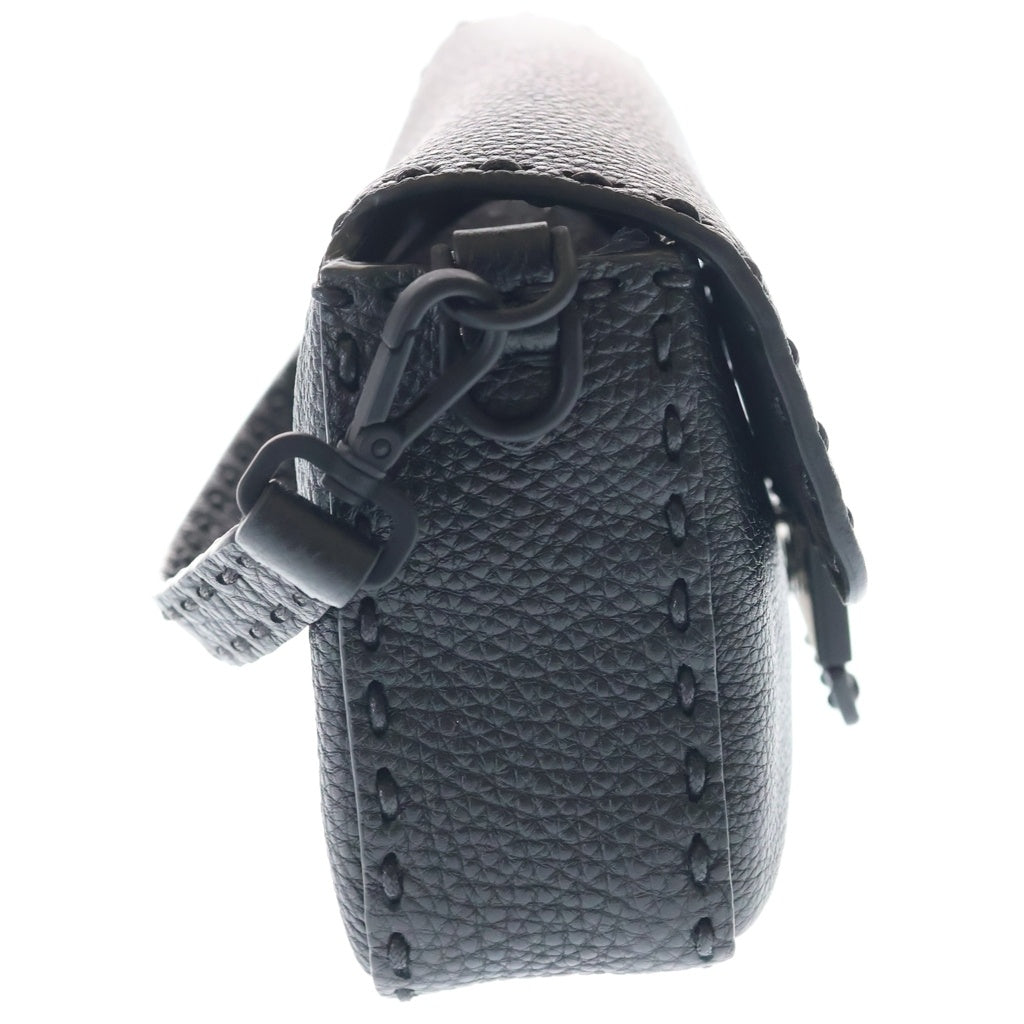 FENDI(フェンディ) セレリア バゲット レザー 2WAY ハンド ショルダーバッグ ブラック7VA572 レディース