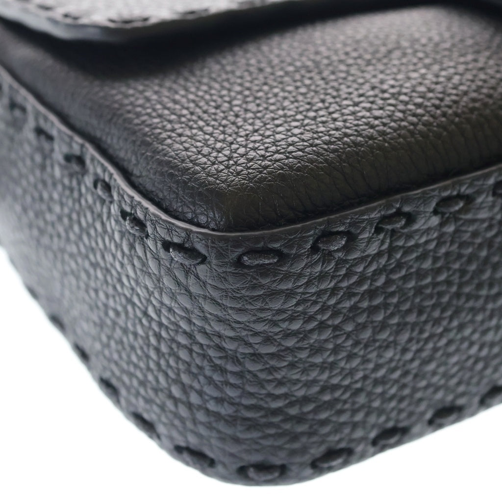 FENDI(フェンディ) セレリア バゲット レザー 2WAY ハンド ショルダーバッグ ブラック7VA572 レディース