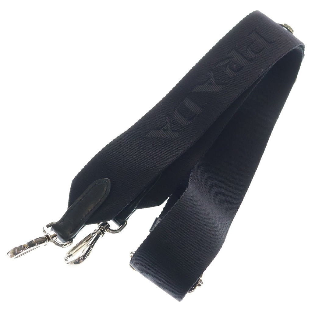 PRADA(プラダ) リナイロン ミディアムパデット 2WAYバッグ ハンドバッグ ショルダーバッグ ブラック レザー×ナイロン 1BG436 シルバー金具 レディース