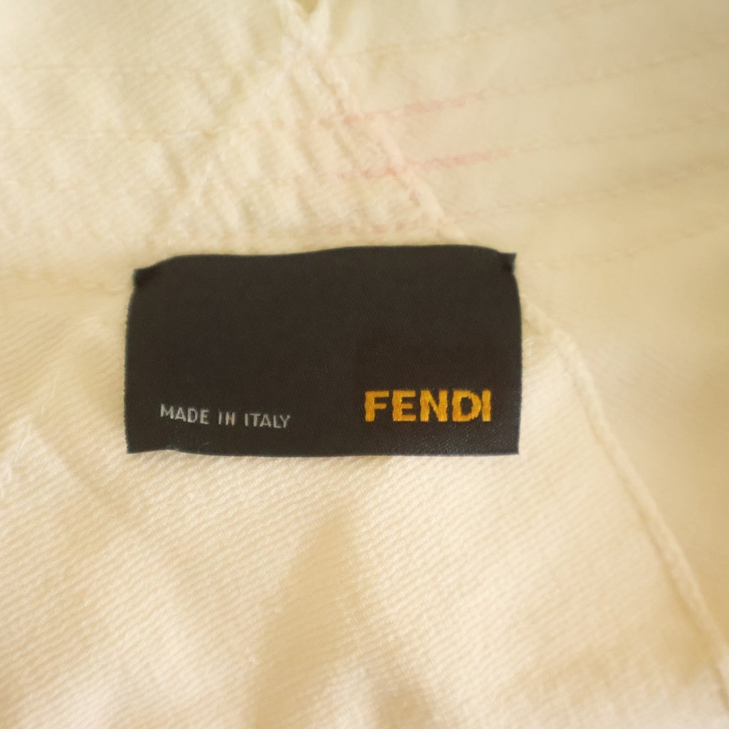 FENDI(フェンディ) スカーフシャツ ホワイト ♯40 AQ25871 レディース