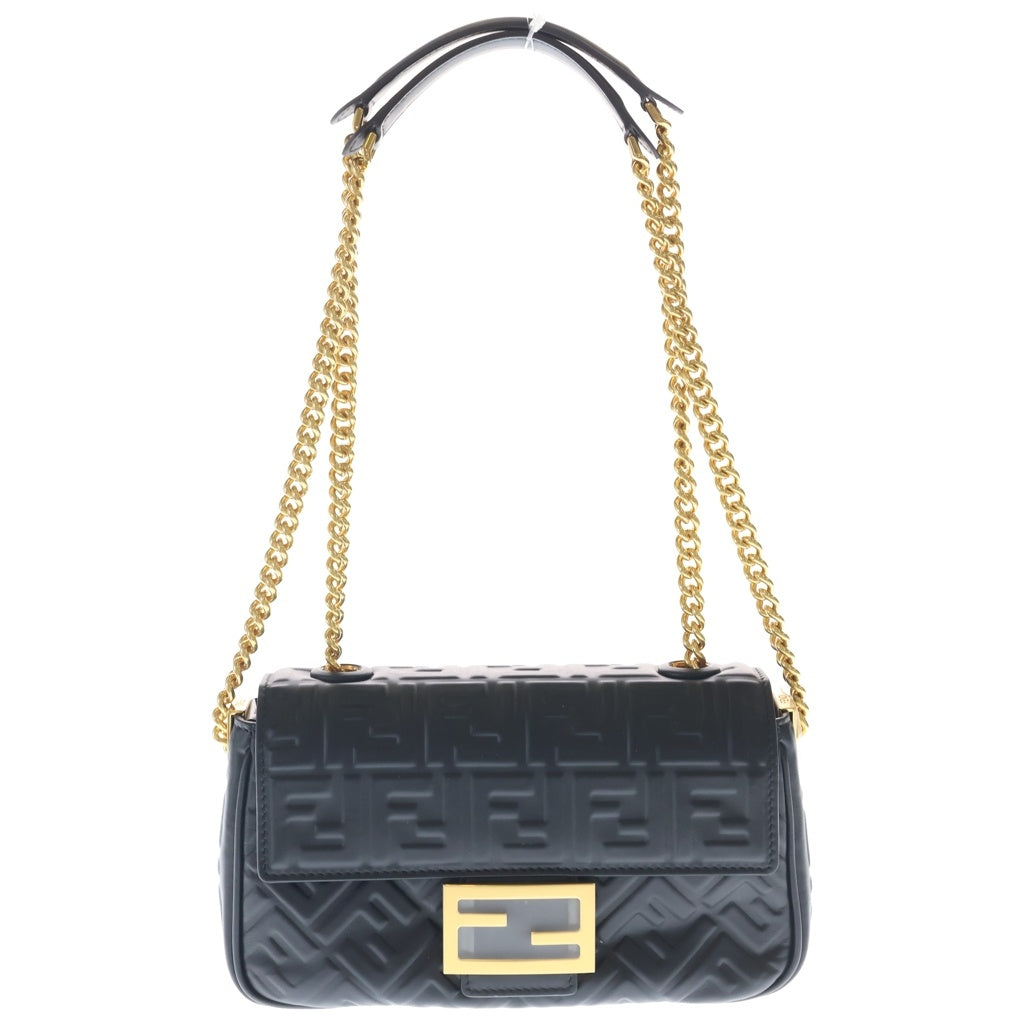 FENDI(フェンディ) バケットチェーンバッグ FF柄 ショルダーバッグ 