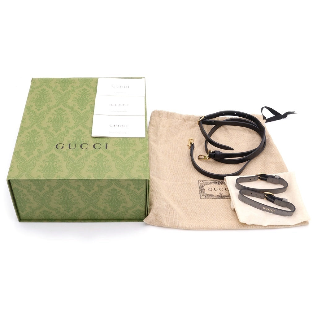 GUCCI(グッチ) ダイアナ バンブー レザー 2wayハンドバッグ ショルダーバッグ ブラック 715775 レディース