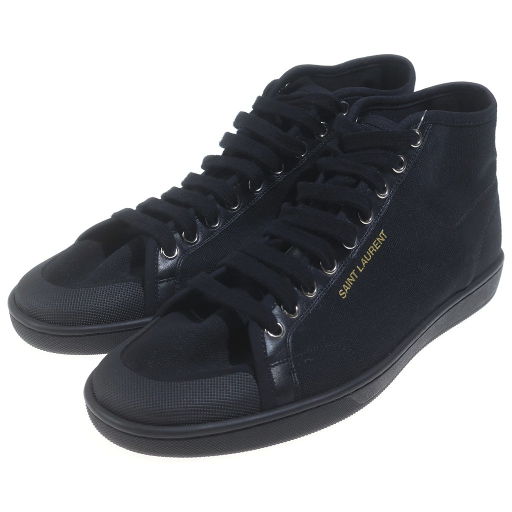 SAINT LAURENT PARIS(サンローランパリ) ミッドトップハイカットスニーカー ブラック #40