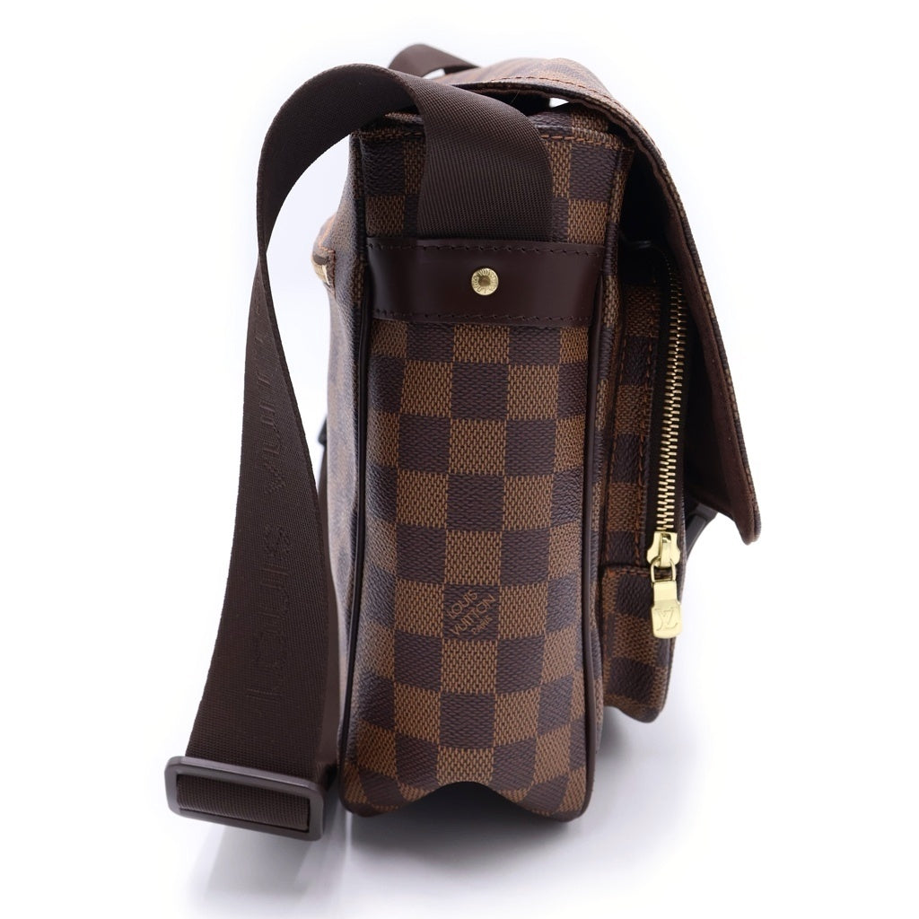 LOUIS VUITTON(ルイヴィトン) メッセンジャー メルヴィール ダミエ PVC レザー ショルダー バッグ ブラウン N51125