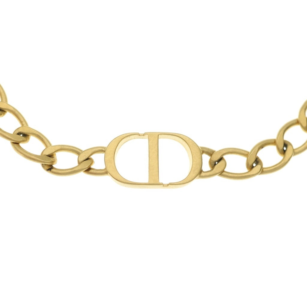 Christian Dior(クリスチャンディオール) PETIT CD プチ ロゴ チェーン ネックレス チョーカー ゴールド N1296PTCMT レディース