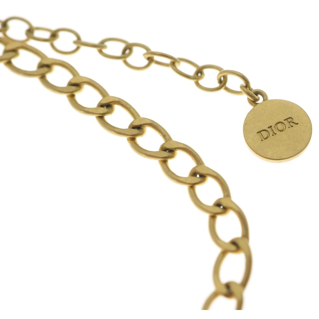 Christian Dior(クリスチャンディオール) PETIT CD プチ ロゴ チェーン ネックレス チョーカー ゴールド N1296PTCMT レディース